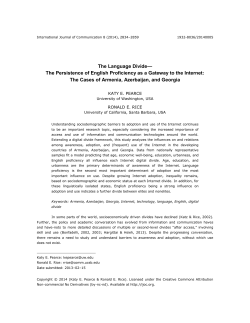 The Language Divide&mdash;The Persistence of English Proficiency as a