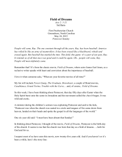 Field of Dreams - First Presbyterian Church