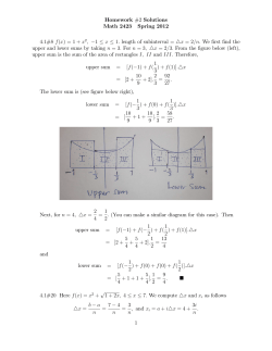 1+ x 2 - OU Math Department