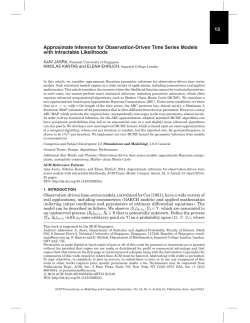 13 Approximate Inference for Observation