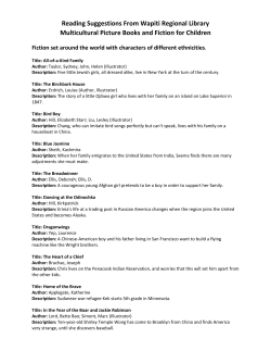 Multicultural Picture Books and Fiction for Children