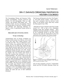 (navajo) ceremonial paintings in western colorado