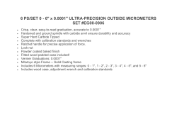6 PS/SET 0 - 6" x 0.0001" ULTRA