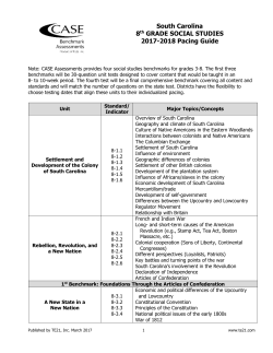 SC Gr 8 Social Studies Pacing 2017-18