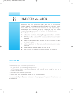 inventory valuation