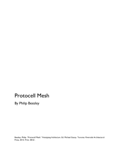 Protocell Mesh - Philip Beesley
