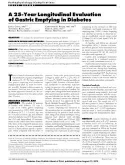 A 25-Year Longitudinal Evaluation of Gastric