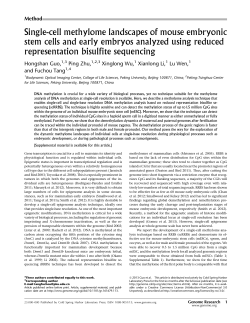 Single-cell methylome landscapes of mouse embryonic stem cells