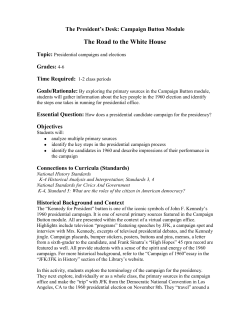 The Road to the White House