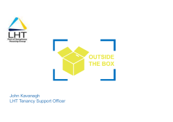 LHT Hoarding presentation