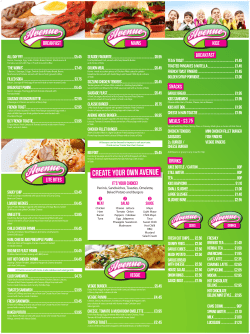 Breakfast MAINS KIDZ LITE BITES
