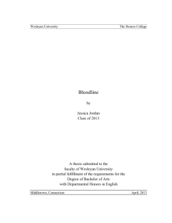 Bloodline - WesScholar