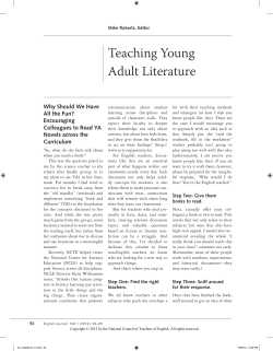 Teaching Young Adult Literature