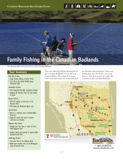 Fishing - the Canadian Badlands!
