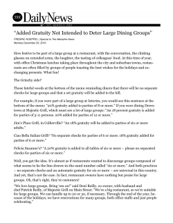 to the PDF - The Majestic Grille