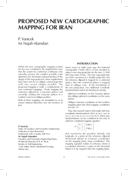 New cartographic mapping for Iran