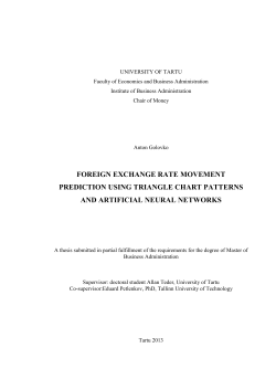 currency rate movement prediction using triangle