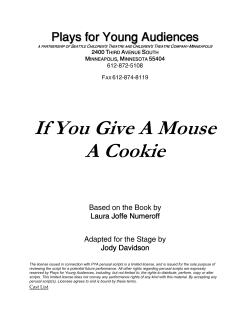 If You Give A Mouse A Cookie
