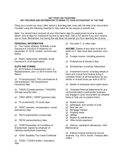 Filing your income tax return often seems a daunting task, even with