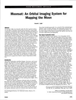 Moonsat: An Orbital Imaging System for Mapping the Moon