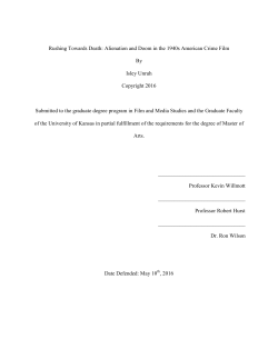 Rushing Towards Death: Alienation and Doom