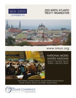 NATO Background Guide Europe 2010