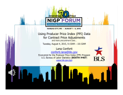 for Contract Price Adjustment