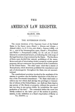 The Sovereign State - Penn Law: Legal Scholarship Repository