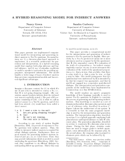 a hybrid reasoning model for indirect answers