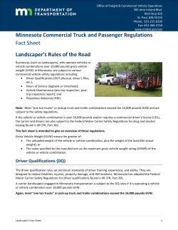 Landscaper`s Rules of the Road