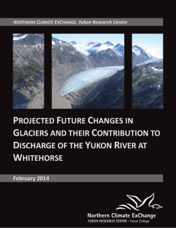 projected future changes in glaciers and their