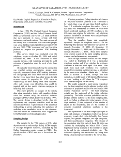 2000: an analysis of data from a y2k household survey