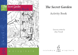 The Secret Garden Activity Book