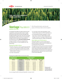 Pre- and Post-harvest weed control.