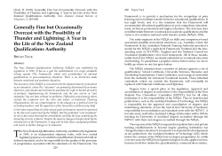 Generally Fine but Occasionally Overcast with the Possibility of