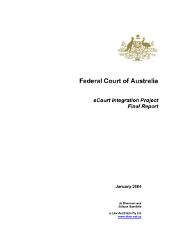 Federal Court of Australia