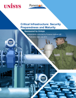 Critical Infrastructure: Security Preparedness and Maturity