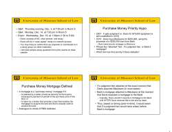 Purchase Money Priority Hypo Purchase Money Mortgage Defined