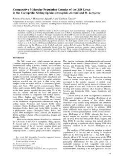 Comparative Molecular Population Genetics of the Xdh Locus in the