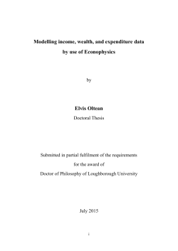 Modelling income, wealth, and expenditure data