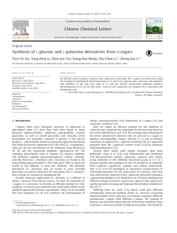 Synthesis of L-glucose and L-galactose derivatives from D