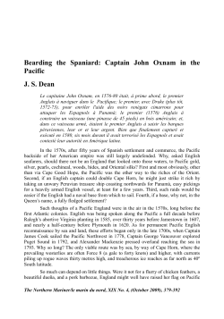 Bearding the Spaniard: Captain John Oxnam in the Pacific