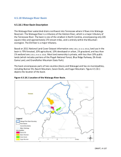 4.5.18 Watauga River Basin - North Carolina Wildlife Resources