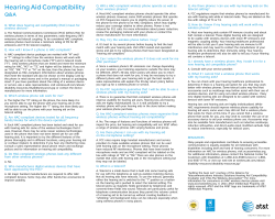 Compatibilidad con aud&iacute;fonos para sordos Hearing Aid