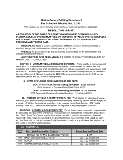 Building Permit Fees