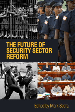 the future of security sector reform