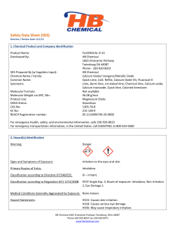 Safety Data Sheet (SDS)