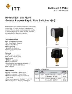 Models FS251 and FS254 General Purpose Liquid - Cleaver