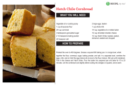 Hatch Chile Cornbread
