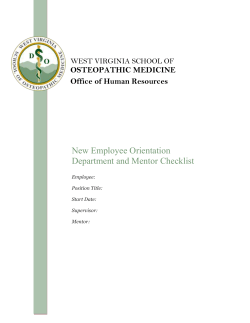 new employee orientation
